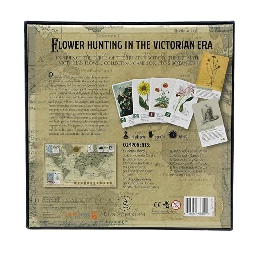 Botany Board Game | Family Board Game | Victorian Flower Hunting for Plant Lovers | Ages 8 and Up | for 1-5 Players | Easy to Learn - by Dux Somnium Games thumbnail 3
