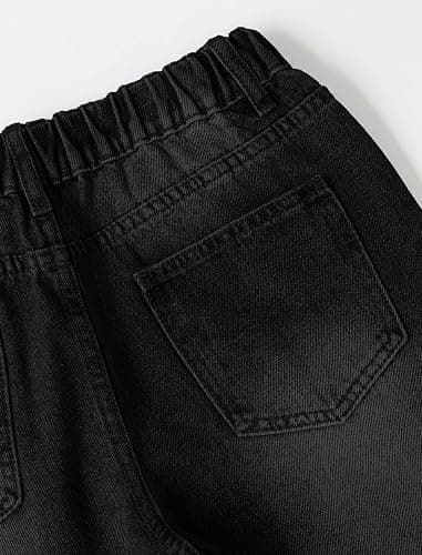 Peakpride Girls Baggy Jeans Wide Straight Leg High Elastic Waisted Denim Pants Fashion Y2k Boyfriend Skater Streetwear thumbnail 9