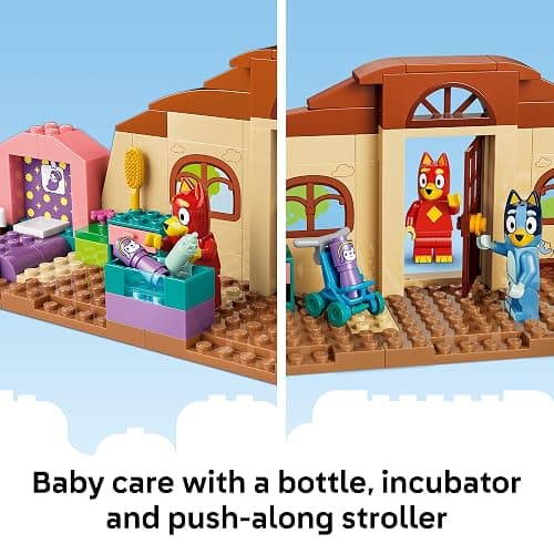 LEGO Bluey School with Rusty and Bluey - Building Toy for Girls & Boys, Ages 4+ - Toddler Figures & Playset - Gift for Birthdays - 11221 thumbnail 5
