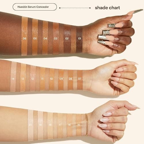 Live Tinted Hueskin Serum Concealer - Medium-to-Full Coverage Concealer with Niacinamide, & Hyaluronic Acid for Dark Circles, Fine Lines & Wrinkles, Buildable Long-Lasting Formula, 0.35 oz Shade 17 thumbnail 6