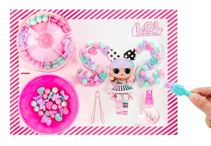 L.O.L. Surprise! LOL Surprise Hair Beads Tots with 60+ Hair Beads, Collectible Doll, DIY Hairstyles, Hair Beads Doll - Great Gift for Girls Age 3+ thumbnail 11