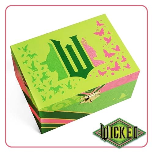 Mini Treasures Wicked Jewelry Box for Girls - Musical Jewelry Box with Spinning Figurine, Wicked Toys for Kids Ages 3-5 - 6 x 4.7 x 3.5 in thumbnail 8