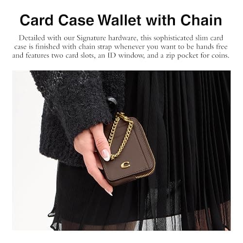 Coach Women's Essential Chain Card Case thumbnail 2