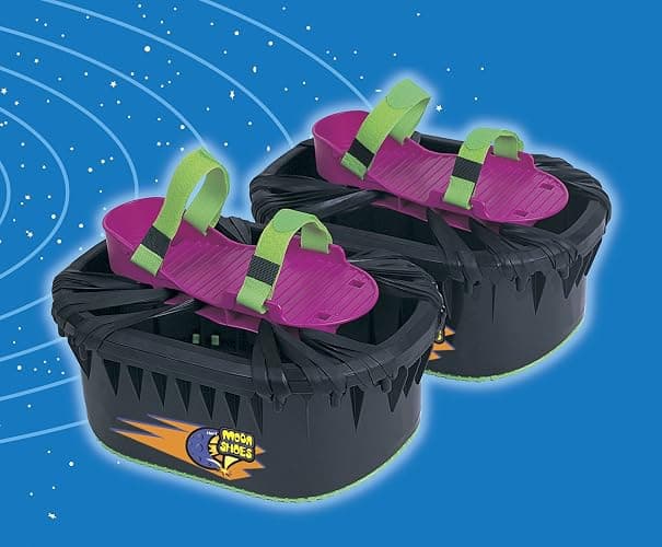 Moon Shoes Bouncy Shoes, Mini Trampolines for Your Feet, One Size, New and Improved, Bounce Your Way to Fun, Very Durable, No Tool Assembly, Athletic Development, max Weight 130 lbs. thumbnail 5