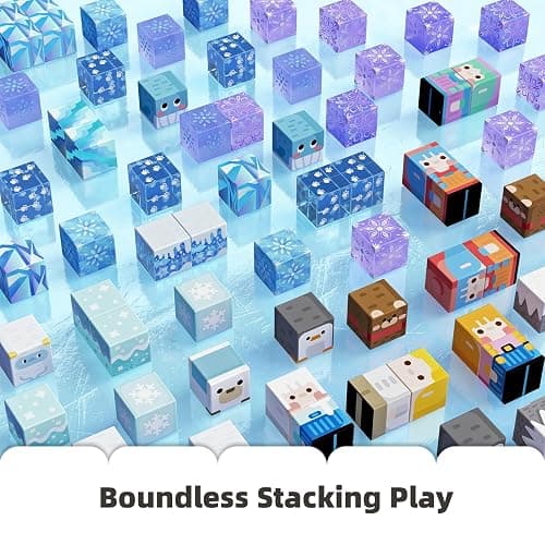 GobiDex 100PCS Magnetic Blocks Magnet Building Toys, Princess Castle Toys for Girls, Upgraded STEM Sensory Birthday Gift for Kids Age 3+ Years Old thumbnail 3