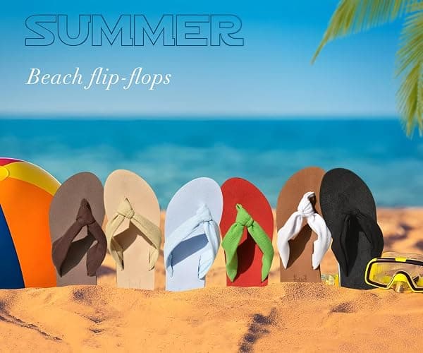 KuaiLu Flip Flops for Women with Arch Support Yoga Mat Comfortable Summer Beach Walking Thong Cushion Sandals Slip On Indoor Outdoor thumbnail 9