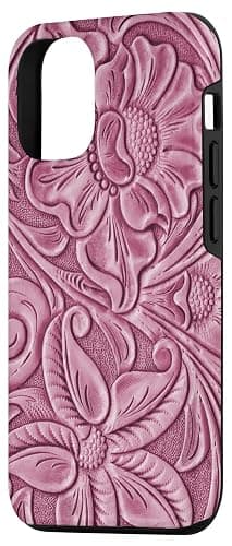Pink Western Boho Rodeo Cowgirl Horse Bull Riding Floral Case for iPhone 12/12 Pro thumbnail 2