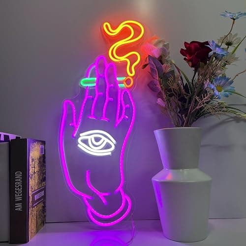 Neon sign hand - Image 1