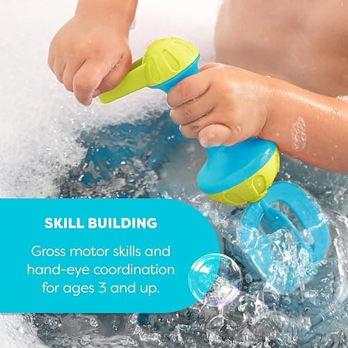 HABA Kids Bubble Bath Whisk 2 Pack - Bath Toys for Sensory Play, Motor Skill Development, Water Play and Bath Time Fun thumbnail 5