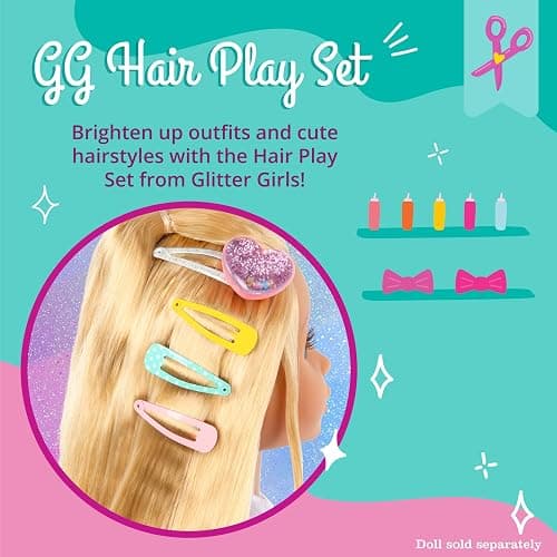 Glitter Girls – 14-Inch Doll Accessories – Hair Play Set – Hair Styling Accessories – 3+ Years thumbnail 4