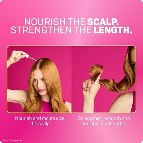 Marc Anthony Grow Long Scalp & Hair Serum - Anti-Breakage Formula Nourish, Strengthen & Hydrate Scalp & Hair Follicles - Natural Shine & Fuller-Looking Hair Strands from Root to Tip, 2 fl oz thumbnail 4