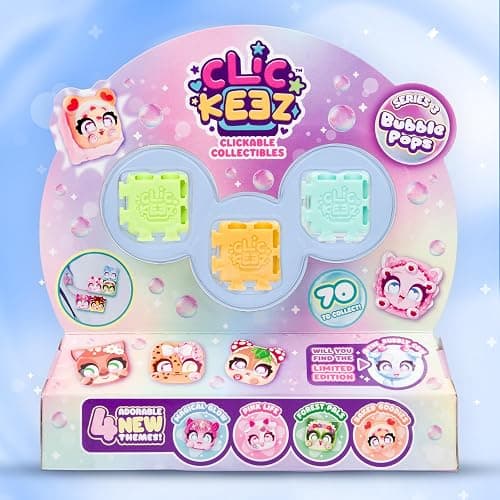 Clickeez Series 3 5-Pack | 5 Collectible Character Keyboard Keys Click and Clack | Create Your Own Keychain | Ages 6+ thumbnail 9