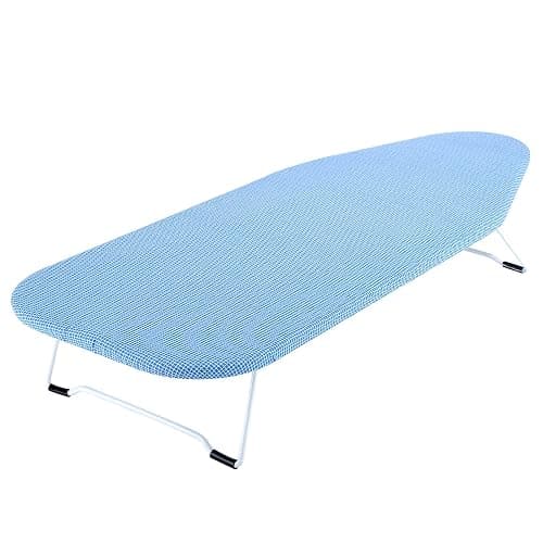 Whitmor Tabletop Ironing Board - Scorch Resistant Cover - Blue - Image 1