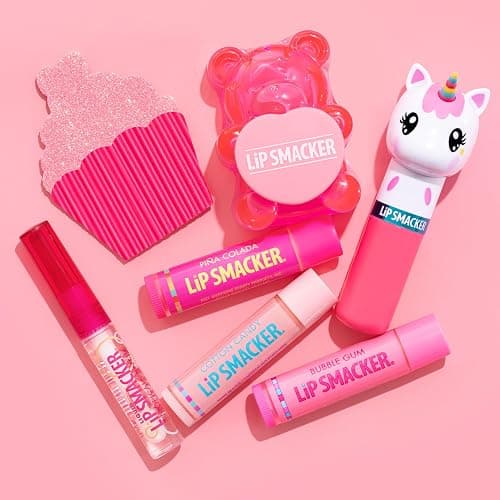 Lip Smacker Princess Glam Bag Makeup Set, Lip Balm, Lip Gloss, Nail Polish, Lotion - 1 Count(Pack of 4) - Princess Glam Collection thumbnail 5