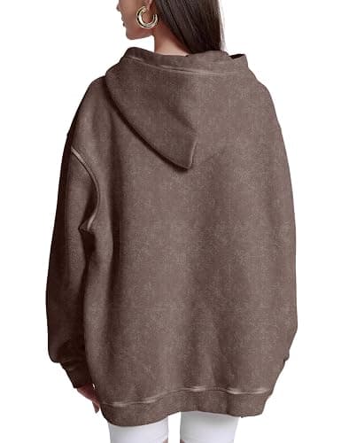 Dnzzs Acid Wash Hoodie for Womens Pullover Oversized Women's Fashion Hoodies & Sweatshirts Vintage Sweatshirt Heavyweight thumbnail 3