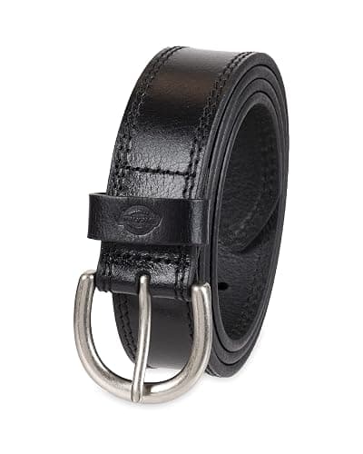 Dickies womens Casual Leather Jean Workwear Belt With Round Harness Buckle thumbnail 2