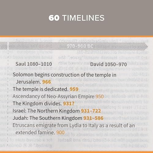 CSB Study Bible, Brown Genuine Leather, Indexed, Red Letter, Study Notes and Commentary, Illustrations, Articles, Word Studies, Outlines, Timelines, Easy-to-Read Bible Serif Type thumbnail 6