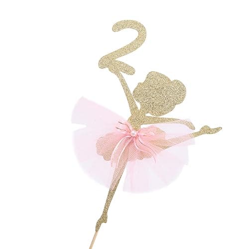 Ballet Cake Topper - Ballerina, Birthday Cake Topper, Ballet Birthday Party, Dancing Princess, Studio Photo Props thumbnail 6