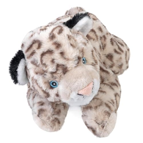 Wild Republic EcoKins Snow Leopard Stuffed Animal 12 inch, Eco Friendly Gifts for Kids, Plush Toy, Handcrafted Using 16 Recycled Plastic Water Bottles thumbnail 2