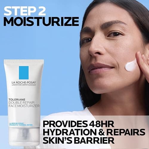 La Roche-Posay Toleriane Double Repair Face Moisturizer, Daily Moisturizer Face Cream with Ceramide & Niacinamide for All Skin Types, Immediate Comfort & Long Lasting Hydration, Fragrance Free thumbnail 4