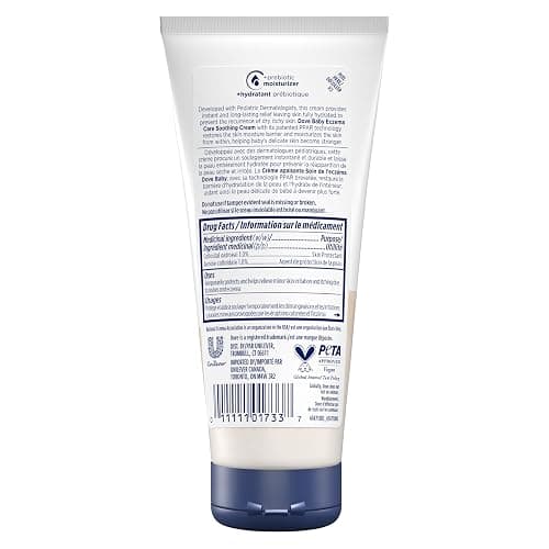 Baby Dove Soothing Cream Baby Lotion 3 Count Eczema Care For Delicate Baby Skin No Artificial Perfume or Color, Paraben Free 5.1 oz thumbnail 2