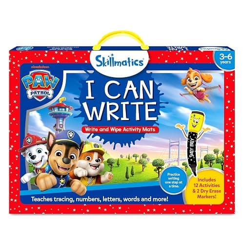 Skillmatics I Can Write PAW Patrol - Reusable Preschool Learning Activities, Educational Toy and Game, Back to School Supplies, Gifts for Students, Kids, Toddlers Ages 3, 4, 5, 6 - Image 1