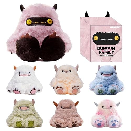UNICOBOX DunDun Family Series Plush Blind Box, Random Design Plush Action Figures Collectible Toys Home Decorations for Gifts (1 Figure) - Image 1