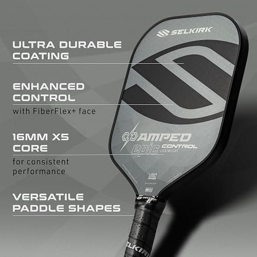Selkirk Sport Amped Pickleball Paddles | Assembled in The USA | Amped Control or Amped Pro Fiberglass Pickleball Paddle | Unrivaled Precision & Control thumbnail 3
