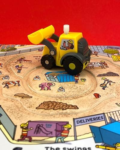 Wind-up Digger: A Toy and Book Gift Featuring a Hands-On Exploration Of Diggers And Construction Sites thumbnail 5