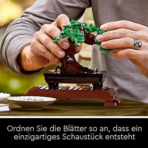 LEGO Botanicals Bonsai Baum Set für Erwachsene - Pflanzen Home Deko Set - DIY Projekt und entspannende kreative Aktivität - Geschenkidee für Frauen und Männer - Botanik Kollektion 10281 thumbnail 5