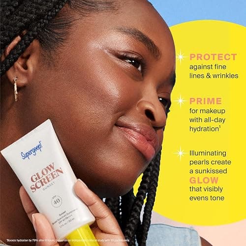 Supergoop! Glowscreen SPF 40, Sunrise (Champagne Glow) - 1.7 fl oz - Glowy Primer + Broad Spectrum Tinted Sunscreen - Helps Filter Blue Light - Hydration - Hyaluronic Acid & Vitamin B5 thumbnail 5
