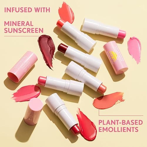 COVERGIRL Clean Fresh Tinted Lip Balm SPF 15-10 - You Make Me Blush, with Mineral Sunscreen, Moisturizing, Vegan Formula, 0.14oz thumbnail 9