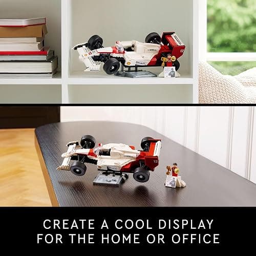 LEGO Icons McLaren MP4/4 & Ayrton Senna Minifigure Model Car Kit - Buildable F1 McLaren Set for Adults, Ages 18+ - Gift for Birthdays - 10330 thumbnail 8
