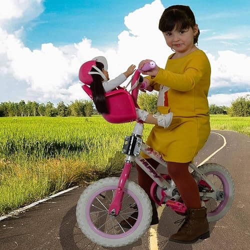 Doll Bike Seat Carrier for Baby Doll and 18 Inch Dolls with Doll Helmet. No Tools Required Bicycle and Scooters seat Accessories for Dolls thumbnail 6