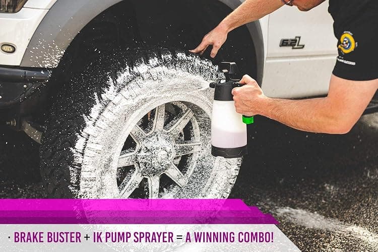 P&S Professional Detail Products - Brake Buster Wheel Cleaner - Non Acid, Removes Brake Dust, Oil, Dirt, Light Corrosion (1 Pint) thumbnail 5