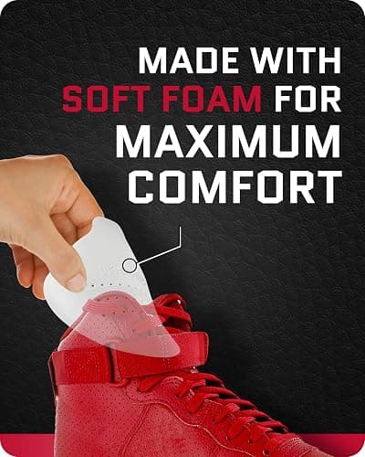 FORCEFIELD Shoe Crease Preventer - Foam Crease Protector for Shoes & Boots - Fits Inside Toe Box, Prevents Creasing - Adhesive Strips for Secure Fit - Fits Kids Size 4-7, Women’s 5-12, Men’s 8+ thumbnail 5