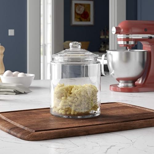Le’raze 3pc Canister Sets for Kitchen Counter + Labels & Marker - Glass Cookie Jars with Airtight Lids - Food Storage Containers with Lids Airtight for Pantry - Flour, Sugar, Coffee, Christmas gift. thumbnail 6