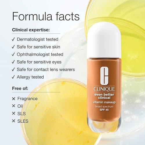Clinique Even Better Clinical Vitamin Makeup Broad Spectrum SPF 45 With Vitamin C, Vitamin E + Vitamin B3 | Light Coverage + Vibrant Finish thumbnail 5