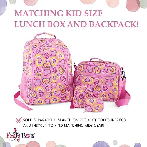 Emily Rose 18-inch Doll Clothes - 18-Piece School Essentials Backpack and Lunch Play Set, with Fun Accessories, Including Pretend Food & Working Calculator | USA Business | Compatible with 18" Dolls thumbnail 6
