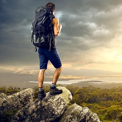 FEIDEER Men's Hiking Walking Socks, Multi-Pack Wicking Cushioned Outdoor Recreation Hiking Socks thumbnail 3