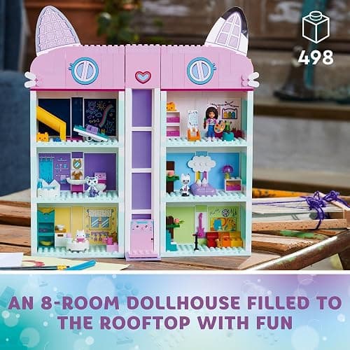 LEGO Gabby's Dollhouse Building Toy - Pretend Play Toy Figures & Playsets for Girls & Boys, Ages 4+ Years - Gift for Christmas - 8 Room Dollhouse W/ 4 Minifigures - 10788 thumbnail 2