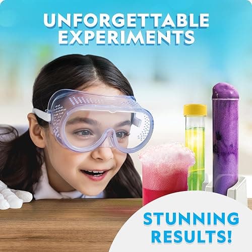 Blue Marble National Geographic Stunning Chemistry Set - Mega Science Kit with 45 Easy Experiments- Make a Volcano and Launch a Rocket, STEM Projects for Kids Ages 8-12, Science Toys thumbnail 4