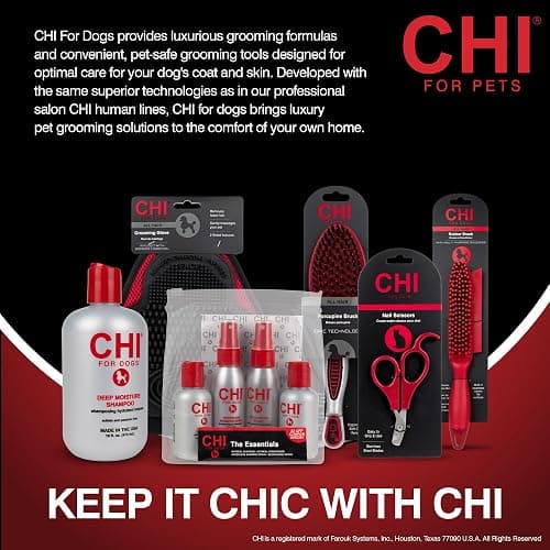 CHI for Dogs Shed Control Anti-Shedding Dog Shampoo, 16 Oz | Reduces loose hair, sulfate and paraben free, pH-balanced, cruelty-free, for all coat types and breeds thumbnail 8