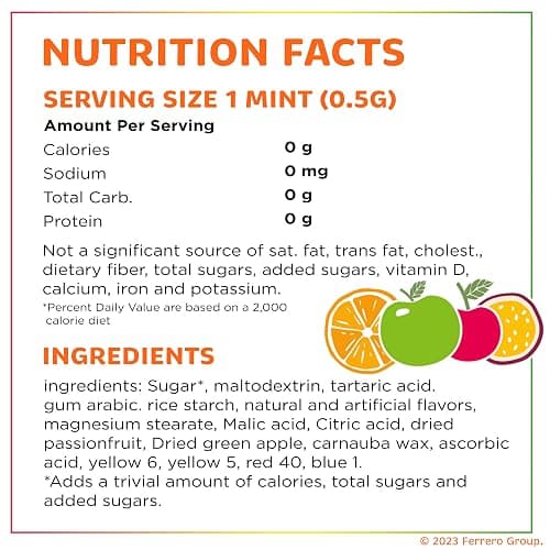 Tic Tac Bulk Resealable Refill Bag, Fruit Adventure Mints, On-The-Go Refreshment, Includes Empty Refillable Pack, 17.2 oz thumbnail 3