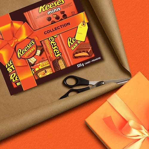Reese's Lovers Gift Box, Assorted Chocolate Peanut Butter Bars, 535g (8 Assorted Bars) – Gift for Chocolate Lovers thumbnail 8