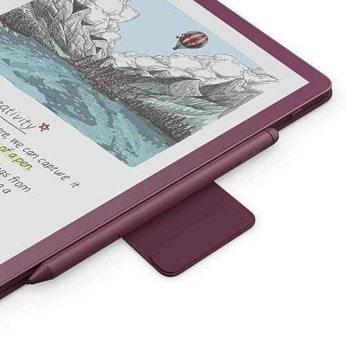 Introducing All-New Amazon Kindle Scribe Executive Folio Cover with Magnetic Attach, Sleek Protective Case - Premium Leather thumbnail 4