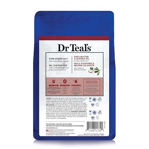 Dr Teal's Epsom Salt Magnesium Soak, Soften & Moisturize with Shea Butter & Almond Oil, 3 lbs thumbnail 2