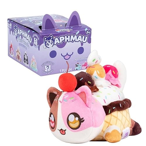 Aphmau 6” MeeMeow Mystery Plush – Ice Cream; YouTube Gaming Channel, Blind Box, 1 of 8 Possible Ice Cream MeeMeows, Official Aphmau Merch thumbnail 10