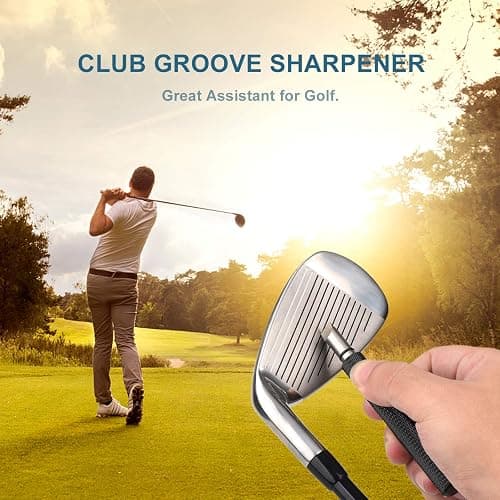 Bulex Golf Club Groove Sharpener, Re-Grooving Tool and Cleaner for Wedges & Irons - Generate Optimal Backspin - Suitable for U & V-Grooves thumbnail 7