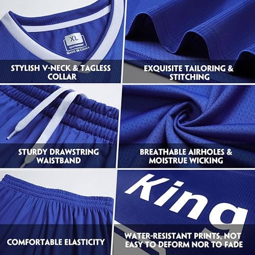 LAIFU Personalized Soccer Jersey set for Kids Adults Custom Soccer Shirt Short with Name Number Team Logo thumbnail 3